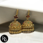 Golden Jhumki Earrings